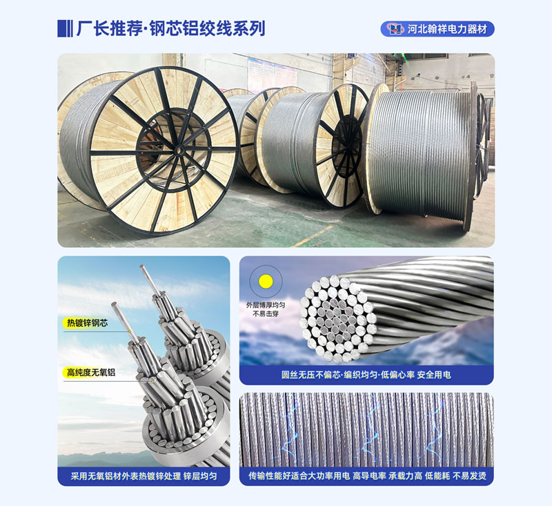 高空架線(xiàn)鋼芯鋁絞線(xiàn)